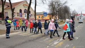 В Крупском районе проходит акция ГАИ «Пешеход»