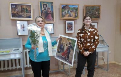 В Крупской галерее открылась персональная выставка крупчанки Елизаветы Ермолович