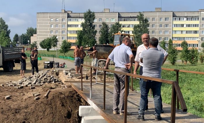 Реконструкция мостика через Курнеевку завершится на следующей неделе