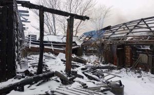 В деревне Карпушовка Крупского сельсовета произошел пожар