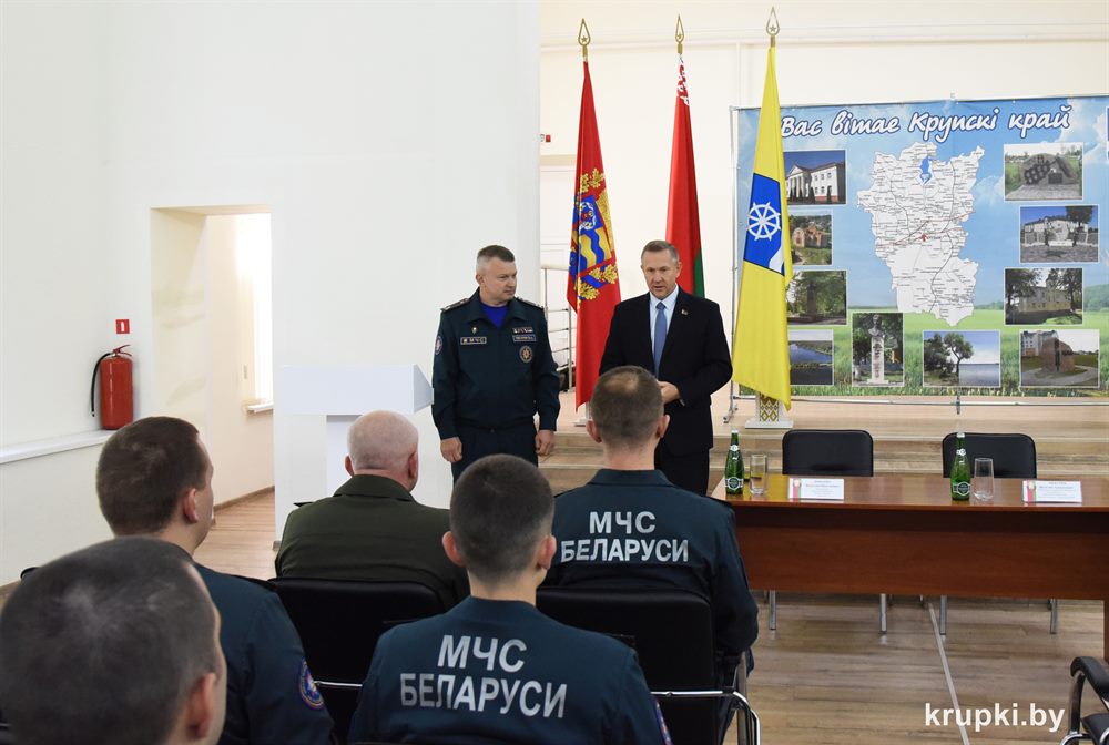 В Крупском РОЧС новый начальник