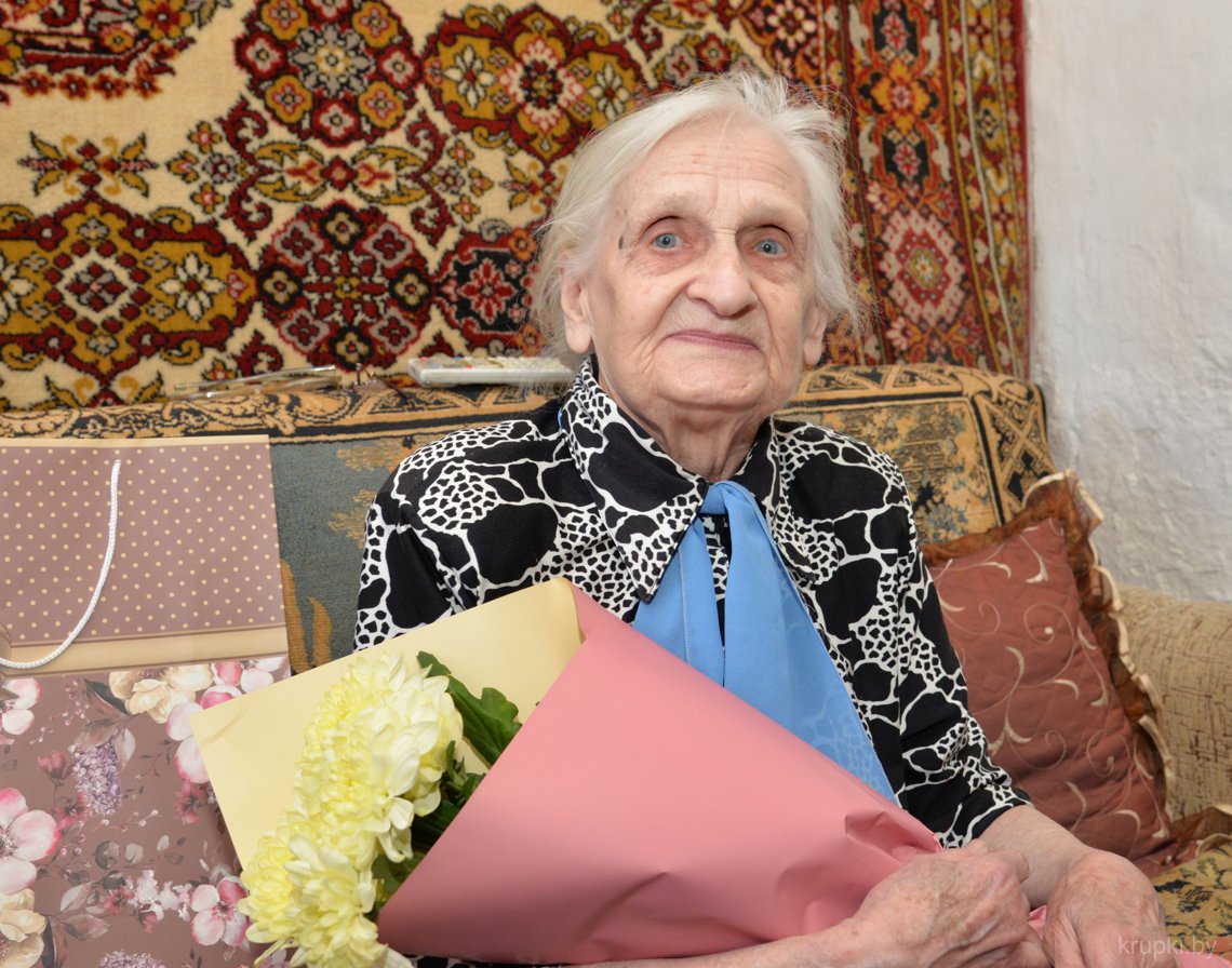 Надзея Уладзіміраўна Бычко, якой гэтымі веснавымі днямі споўнілася 85 гадоў