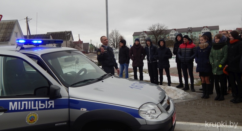 В Крупском отделе охраны прошел «День открытых дверей»