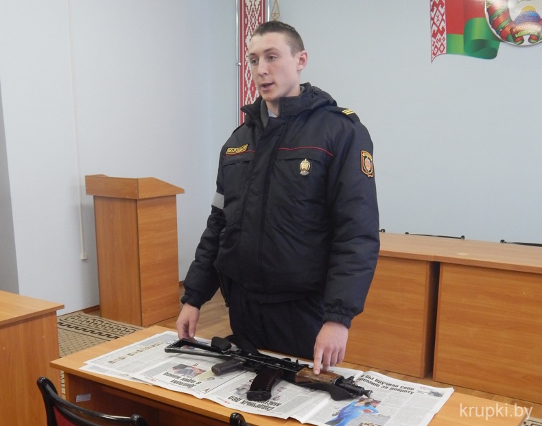 В Крупском отделе охраны прошел «День открытых дверей»