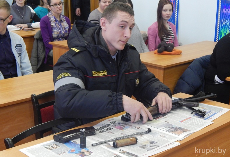 В Крупском отделе охраны прошел «День открытых дверей»