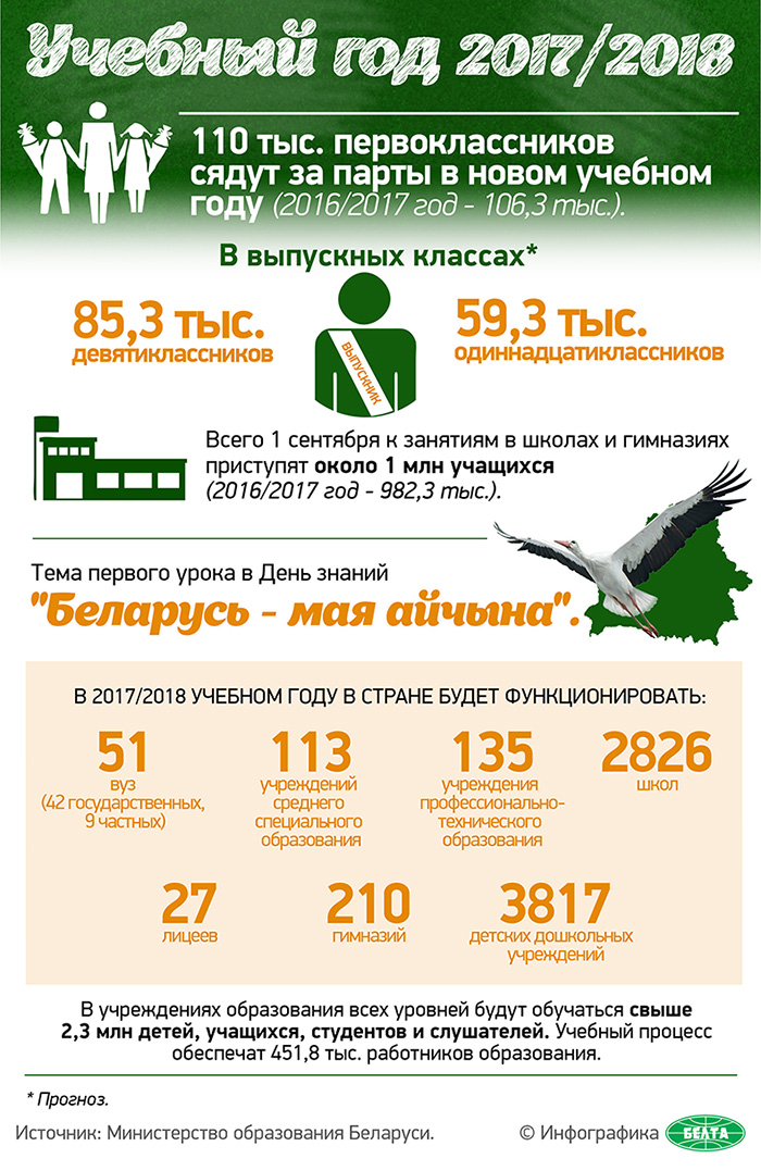 Учебный год 2017/2018 в цифрах