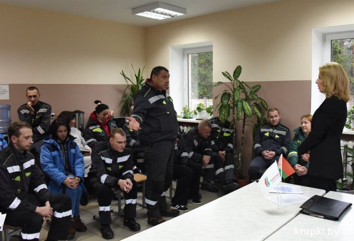 Крупщину с рабочим визитом посетила председатель партии &laquo;Белая Русь&raquo;