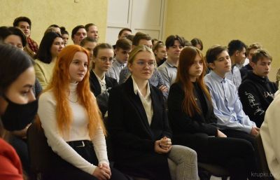 Крупские спасатели встретились со школьниками средней школы № 3