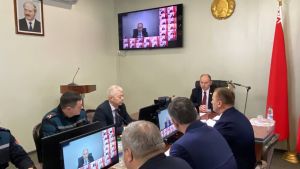 В Минском облисполкоме прошло заседание комиссии по ЧС в связи с циклоном "Улли"