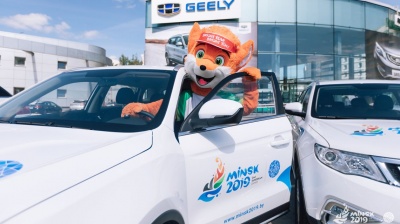 Geely полонили автопарк II Европейских игр