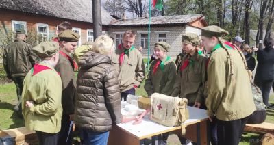 Смелость, ловкость, выносливость, эрудицию и логику показали ребята во время игры «Зарница»