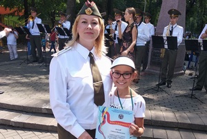 Юная крупчанка получила Благодарность Минского городского отделения БМООСП