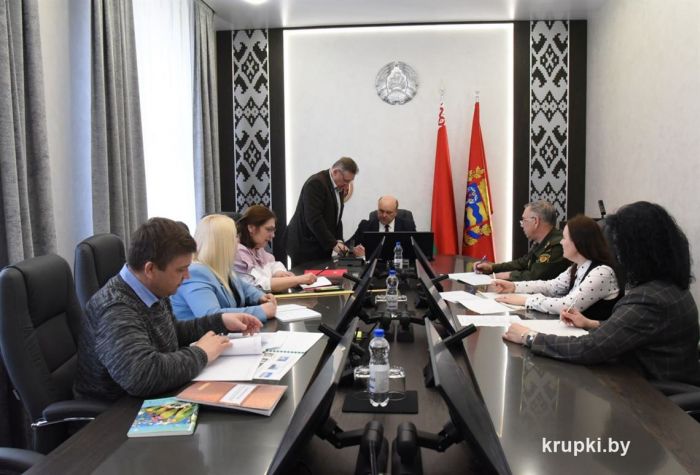 На Крупщине прошла тренировка по управлению формированием территориальных войск