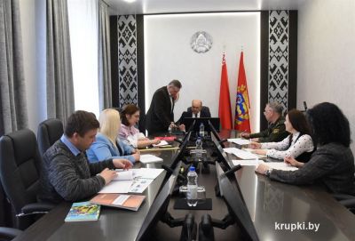 На Крупщине прошла тренировка по управлению формированием территориальных войск