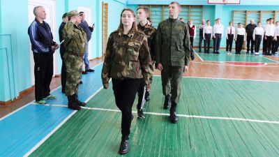 В городской СШ № 3 прошли районные соревнования по военно-прикладному многоборью (фото)