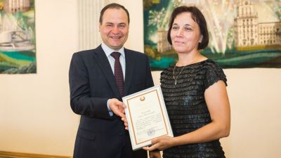 Благодарности Администрации Президента удостоена медсестра Крупской ЦРБ Лилия Зеленкова