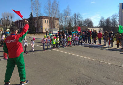 В Крупках стартовал X легкоатлетический пробег, посвященный Дню космонавтики