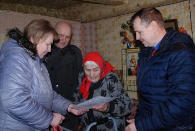95 гадоў адзначыла Аляксандра Сініцына з вёскі Сінічанка