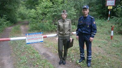 Спасатели совместно с представителями РОВД и лесного хозяйства провели рейды на территории лесного фонда в Крупском районе