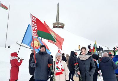Крупчане приняли участие в финале масштабной республиканской акции «Символ единства»