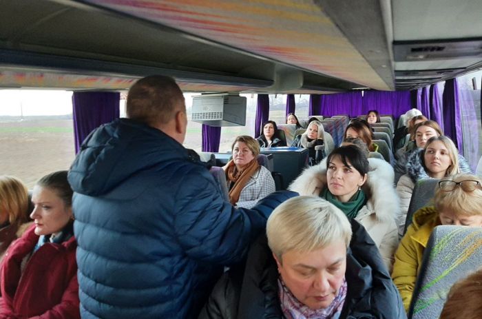 В Крупском района проходит выездное практическое занятие со специалистами исполкомов области