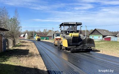 В г.р. Бобр продолжается благоустройство