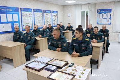 Праздничное мероприятие, приуроченное Дню пожарной службы, состоялось в Крупском гарнизоне