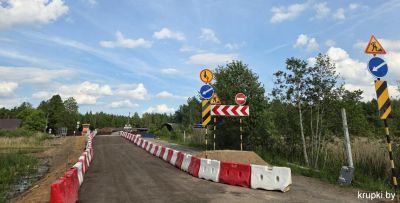 Проезд по мосту в деревне Прошика снова открыт