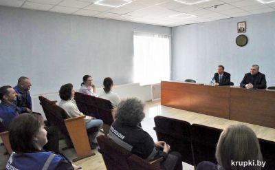 Председатель райисполкома встретился с коллективом Крупского участка электросвязи Борисовского ЗУЭС Минского филиала РУП &laquo;Белтелеком&raquo;