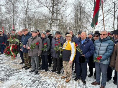 На Минщине прошло мероприятие, посвящённое 34-й годовщине вывода советских войск из Афганистана