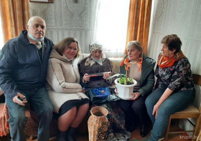 Жительница деревни Старый Сокол Ольга Ивановна Дудко отметила 100-летие