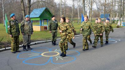 Очередные сборы военно-патриотического клуба &quot;Рубеж&quot; проходят в Яновщине (фото)