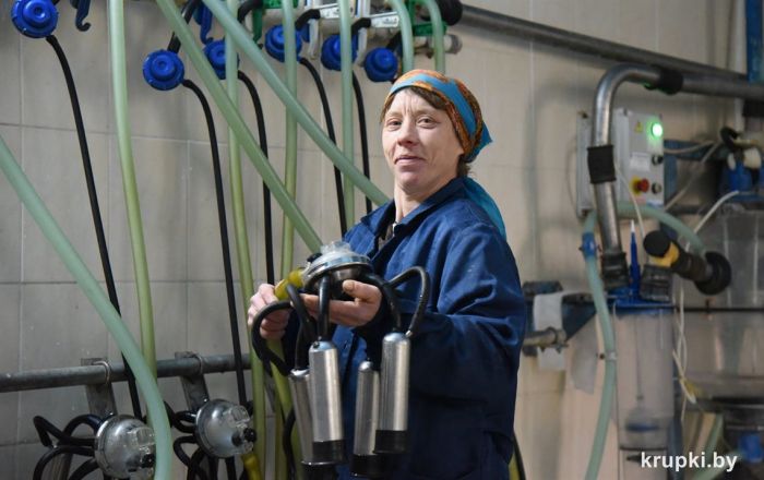 Наталья Шахнова вышла в победители районного соревнования среди операторов машинного доения