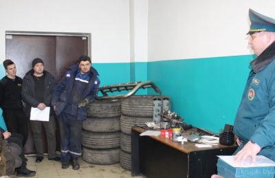 Начальник Крупского РОЧС посетил ЧТУП «Невалинвест» и ЧТУП «НеАлТом»