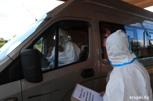 Второй день учений в Крупском районе: ликвидация последствий урагана и аварий на коммунальных сетях (фото)