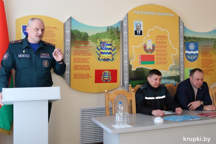 Представлен новый заместитель начальника Крупского РОЧС