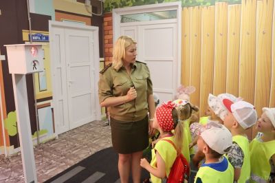 Крупские ребята побывали в мини-центре безопасности