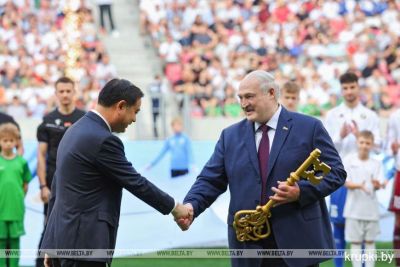 Лукашенко открыл Национальный футбольный стадион. Чем запомнилось открытие новой спортивной арены
