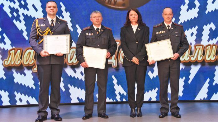 По случаю Дня милиции в Крупках прошло офицерское собрание (фото)