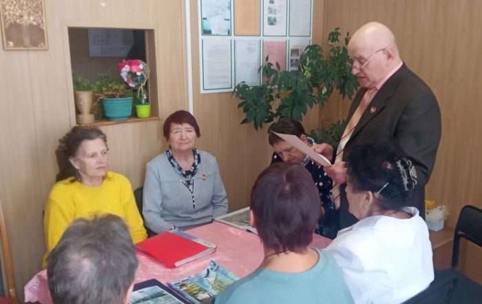 Диалоговая площадка на тему &quot;Моя семья – моя страна&quot; состоялась в Крупском районном совете ветеранов