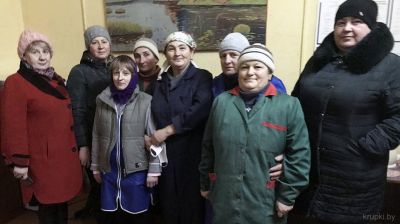 На Крупщине стартовала акция «Наш животновод». Подарки получили животноводы ОАО «Старосельское»