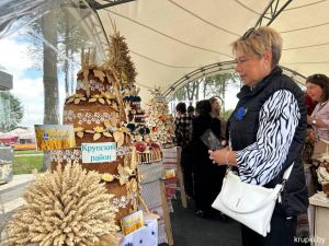Крупский каравай радует гостей областных Дожинок