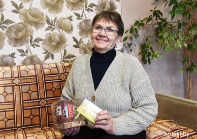 Ольга Мазай &ndash; обладательница подарка в розыгрыше призов для подписчиков газеты &laquo;Крупскi веснiк&raquo;