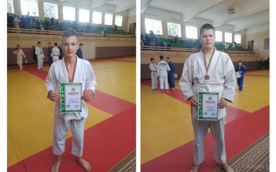 Спортсмены Крупской ДЮСШ вернулись с областных соревнований по дзюдо бронзовыми призерами