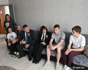 В семье Царовых-Одинцовых побывали почётные гости