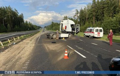 В Червенском районе в ДТП попал житель Крупского района