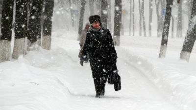 Оранжевый уровень опасности из-за метели объявлен в Беларуси на 29 ноября
