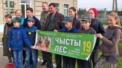 У добраахвотнай акцыі &quot;Чысты лес&quot; прынялі ўдзел каля 400 крупчан