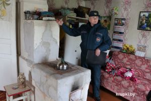 Рейдовая группа Крупского РОЧС посетила деревни Обчуга и Слобода