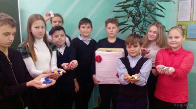 Ученики из городской СШ № 3 присоединились к проекту помощи детям